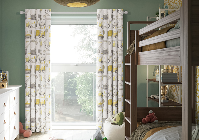 Tinker Town, Industrial - Made to Measure Curtains - Image 3